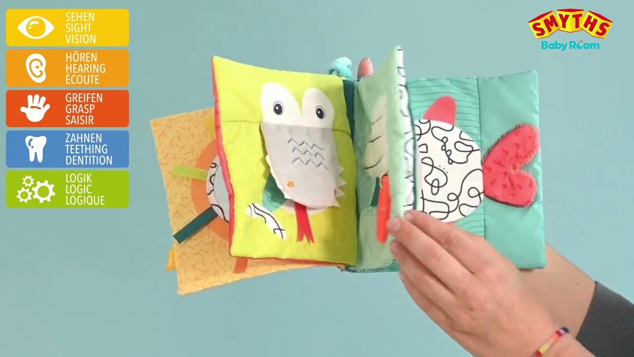 Livre Tissu Bébé Koala Peluche Sensorielle - Jouet Suspendre Montessori 0-18 Mois, éducatif Et Lavable Lavable Machine Poussette Siège Auto