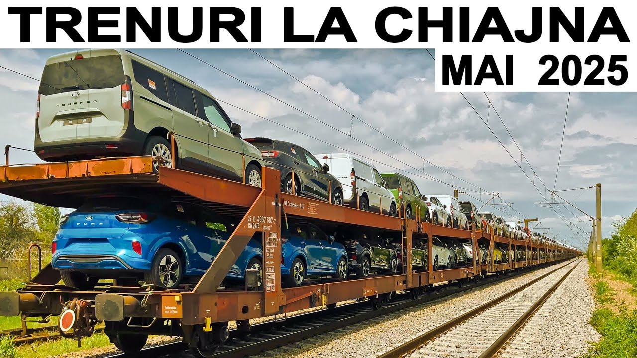 26 de trenuri la Chiajna-Trainspotting near Bucharest-Bahnverkehr neben Bukarest