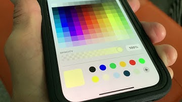 How to change the color of your drawing in Mark up on iPhone iOS15 photos app