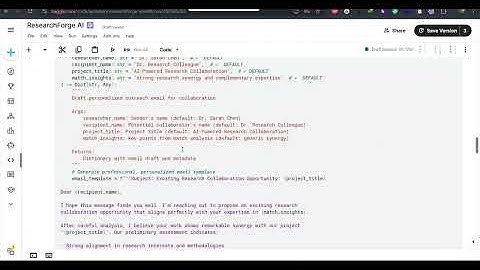 ResearchForge AI: Multi-Agent Research Assistant with Real-Time Matching