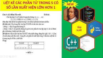 TẦN SUẤT XUẤT HIỆN |Nguyễn Xuân Hồng IT