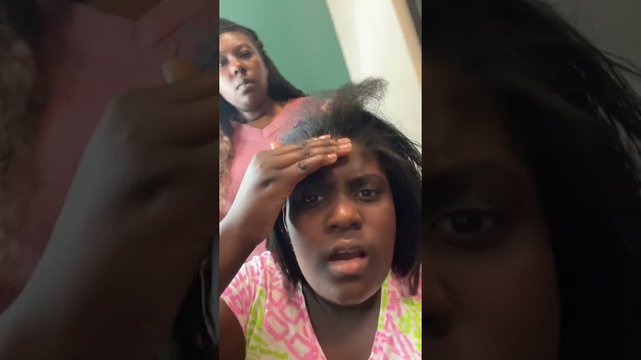 I M Getting My Silk PRESS Shorts Fyp Viral Silkpress Mom Blackgirlmagic