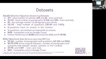 Master defense 24.01.2020 -Serhii Tiutiunnyk- Context-based Question-answering System