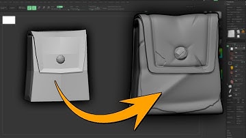 ZBrush Stylized Pouch Timelapse – From Blockout to Details