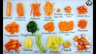 The Different Types of Vegetable Cutting Styles