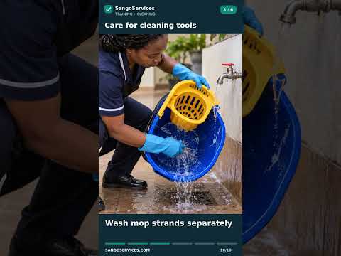 Video preview: Care for cleaning tools