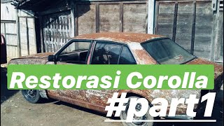 Restorasi Corolla 1973 Dari Kusut jadi Kinclong dan Cara Cat Mobil Tua #part1