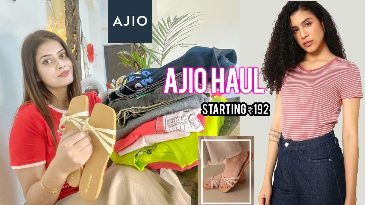 *Ajio haul *staring Rs 192* Trendy Tshirts, jeans,Track pants