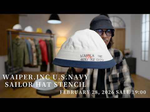 WAIPER.inc has recreated a U.S. Navy sailor hat that surpasses