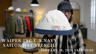 WAIPER.inc has recreated a U.S. Navy sailor hat that surpasses