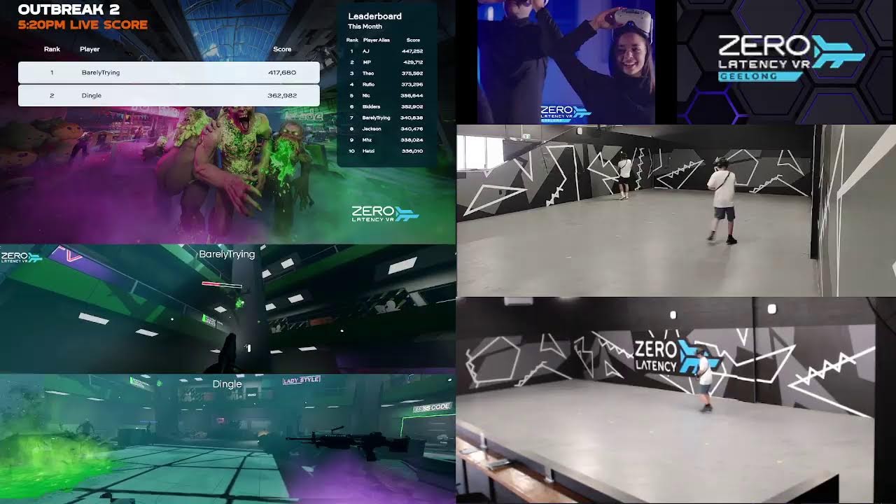 Outbreak 2 at Zero Latency VR Geelong!