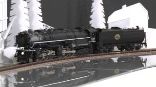 051331-HO Brass Model Train - W&R SP&S Spokane Portland & Seattle Z-6 4-6-6-4 Challenger #900