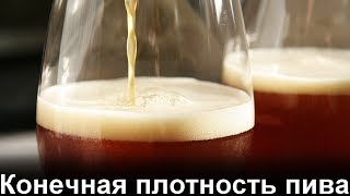 Конечная плотность пива