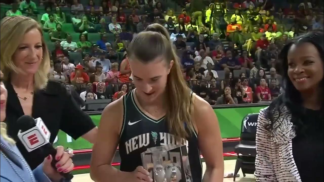 Sabrina Ionescu Sets WNBA & NBA 3PT Contest Record, Wins 3PT Contest ...