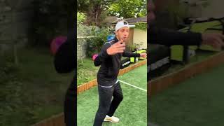 Thumbnail for No look football challenge