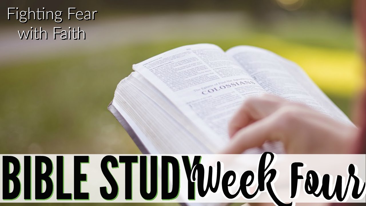 bible study on fear and faith