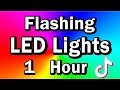 Color changing screen  disco led lights 1 hour with tiktok music