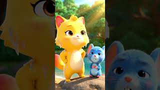 🐾 Miko & Pip – A Pixar-Style Short Animation | Friendship in the Forest 🌳💧