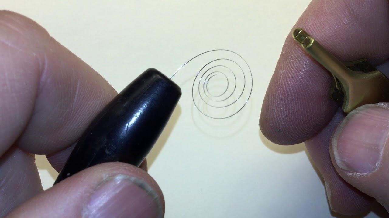 Hand Making a Verge Watch Hairspring. Pt.3