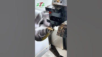 ST52C CNC Lathe Precision Machining of Thermostat Refrigeration Components. #cnclathe #cnc #machine