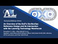 Webinar dods devsecops reference design  its intersection with the learning technology warehouse