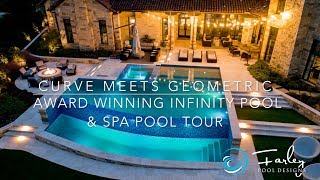 Curve Meets Geometric Award Winning Infinity Pool Tour by Mike Farley