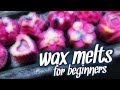WAX MELTS FOR BEGINNERS | MAKING WAX TARTS the easy way