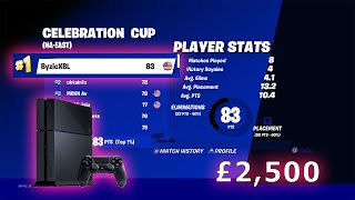 VOD Reviewing the Celebration Cup Console Winner (Byzic) | Fortnite
