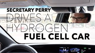 Secretary Perry Drives a Hydrogen Fuel Cell Car (U.S. Department of Energy)