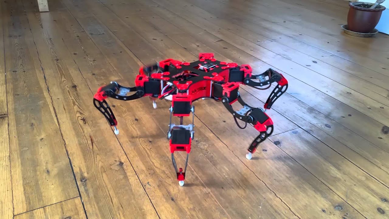 Matrix - A unique Hexapod Robot running custom code