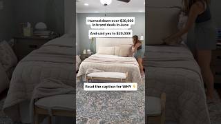 June Brand Deals- I said no to over $30,000 #branddeals #influencer #workfromhome