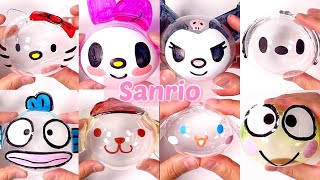 산리오 😺🐶🎀💀🍮🐸🐟 실리콘 테이프공 모아보기 - DIY Sanrio Nano Tape Bubbles Series! 💖Part1💖