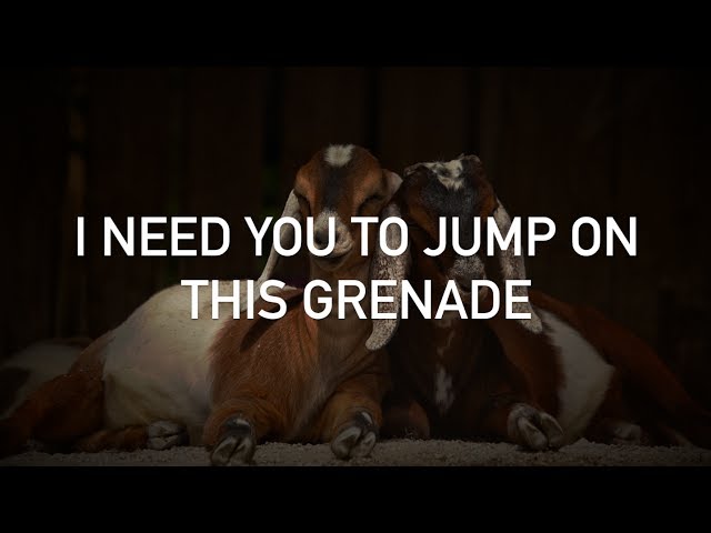 GOAT, Jack & Conor Maynard - Grenade (with lyrics) class=