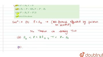 Two blocks A and B of the same mass are joined by a light string and placed on a horizontal surf...