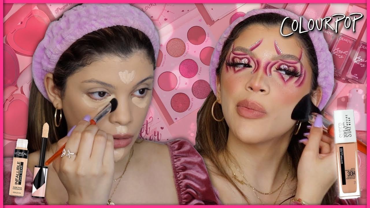 PROBANDO MAQUILLAJE NUEVO 💄| TENGO NOVIO!  😍👩‍❤️‍👨💖(COLOURPOP, MAYBELLINE, L'OREAL, Y MAS...)