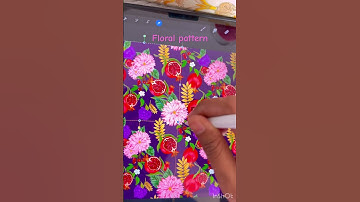 A New Seamless Pattern Design #shorts #viralvideo #youtubeshorts #viralshorts #pattern #procreate