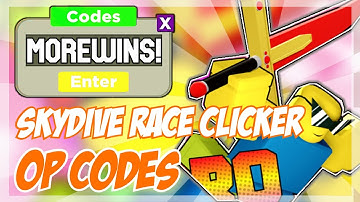 *NEW* Roblox Skydive Race Clicker Codes (2022)