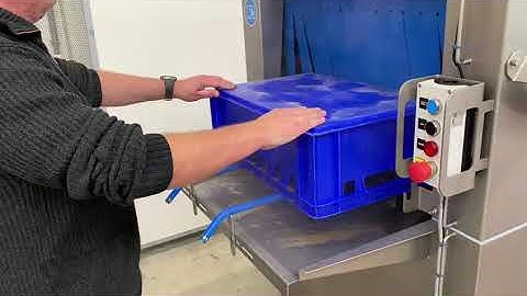 Máy rửa công nghiệp - rửa rổ nhựa khay nhựa pallet - Nhập khẩu Đức