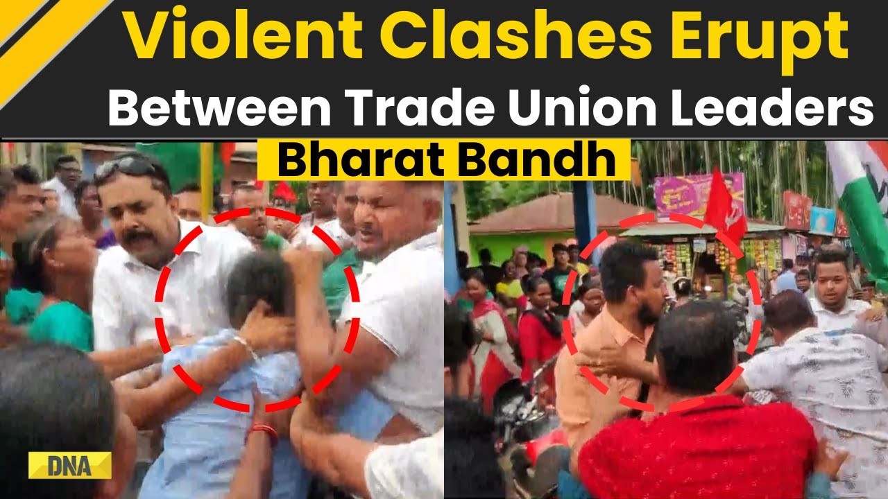 Bharat Bandh: Violent Clashes Erupt Between Trade Union Leaders, TMC Workers In Darjeeling