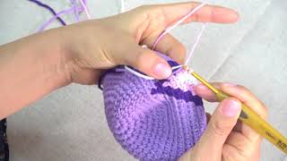 [친절한코바늘손뜨개기초×활용DIY] 38 코바늘 배색
