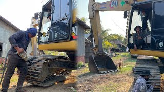 Excavator repair activities#excavater #trcator