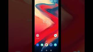 How to display battery percentage in OnePlus 6T status bar