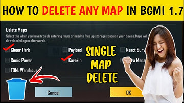 Bgmi Map Delete Kaise Kare | How To Delete Map In Bgmi |Maps Deleting Option Not Showing in Bgmi 1.7