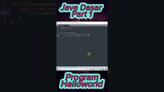 Java Dasar Part1, #shorts #tutorial