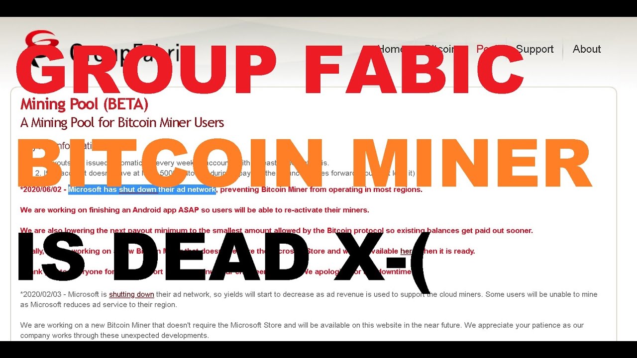 bitcoin groupfabric