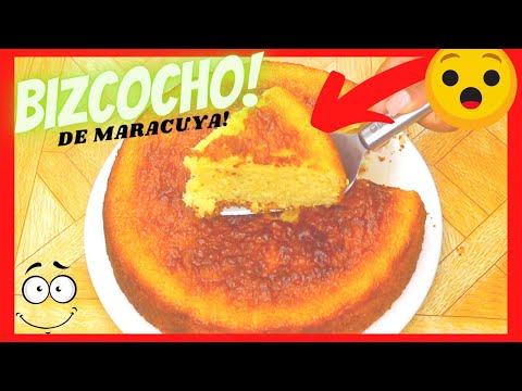 Pastel de maracuya en licuadora [SUPER FACIL DE HACER!]