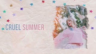 Taylor Swift - Cruel Summer (Lyric Video) HD