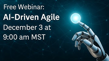 Doe mee aan mijn AI-gedreven Agile webinar