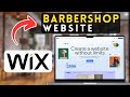 How to Make a Barbershop Website on Wix | Wix Tutorial (2025)
