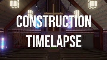 Timelapse - 3d Modeling Our Church Sanctuary in Blender